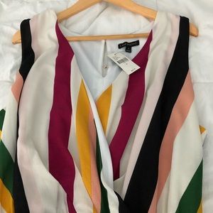 Lane Bryant NWT Stunning Striped Dress 26